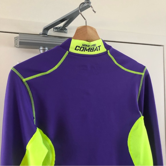 Nike pro combat hyperwarm dri-fit max long sleeve sweatshirt - Picture 5 of 6